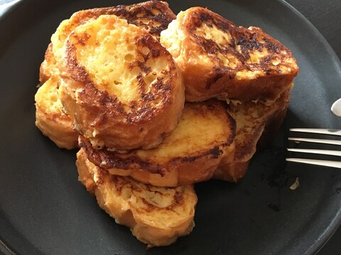 フランスパンでフレンチトースト♡
